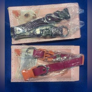 NEW Dog Collars (Pink or Purple) Sz SMALL